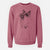 Doodled Hoggle the Siamese Cat - Unisex Pigment Dyed Crew Sweatshirt