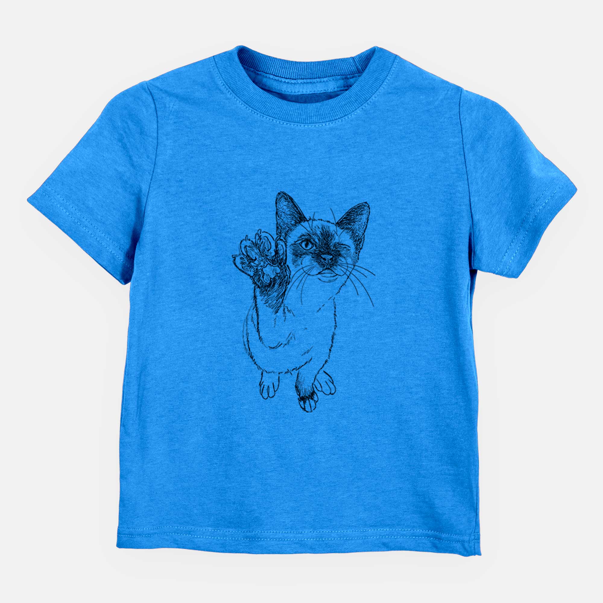 Doodled Hoggle the Siamese Cat - Kids/Youth/Toddler Shirt