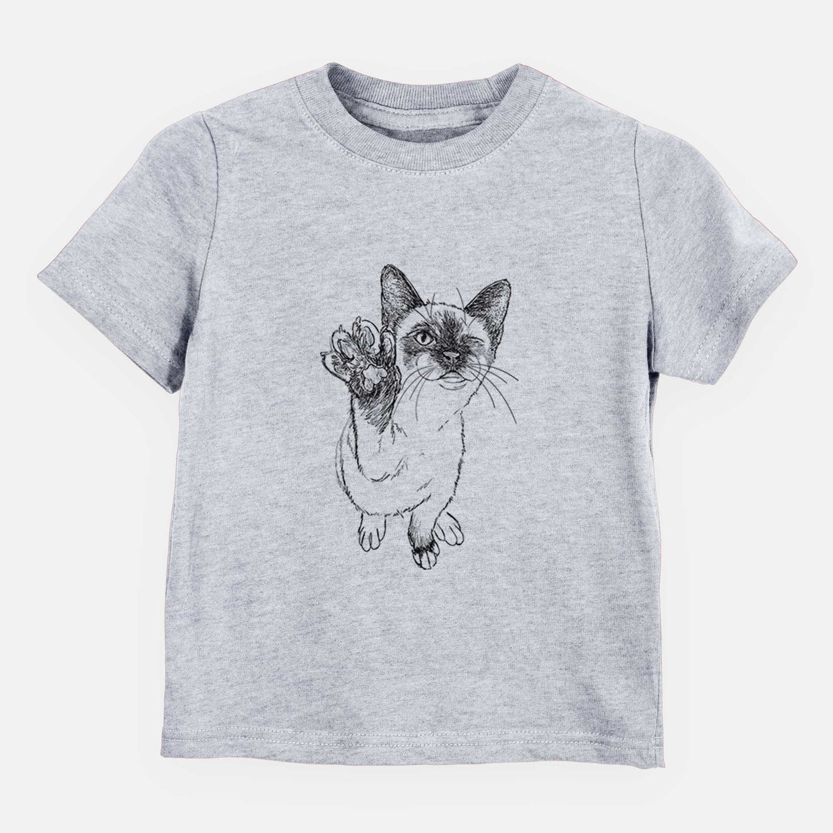 Doodled Hoggle the Siamese Cat - Kids/Youth/Toddler Shirt