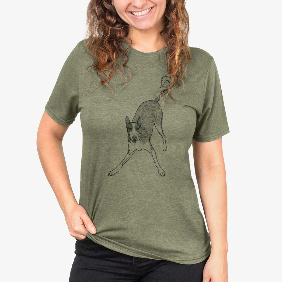 Doodled Hunee the Ibizan Sighthound - Unisex Crewneck