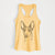 Doodled Hunee the Ibizan Sighthound - Women's Racerback Tanktop