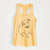 Doodled Ike the Lab Mix - Women's Racerback Tanktop