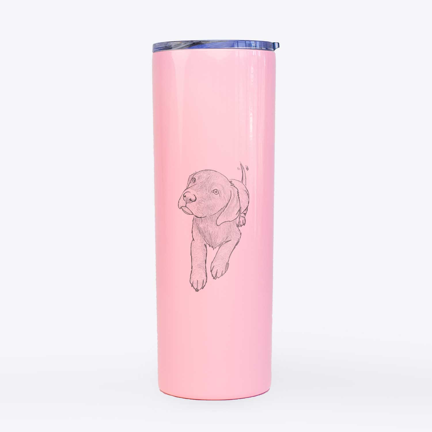 Doodled Indiana the Chocolate Lab - 20oz Skinny Tumbler