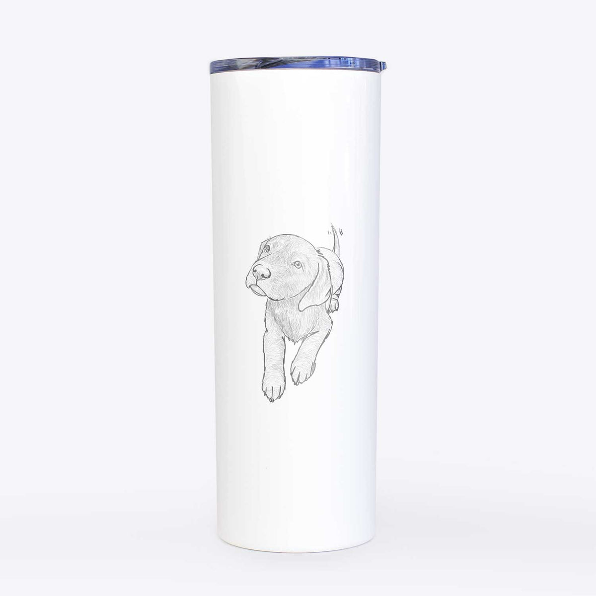 Doodled Indiana the Chocolate Lab - 20oz Skinny Tumbler