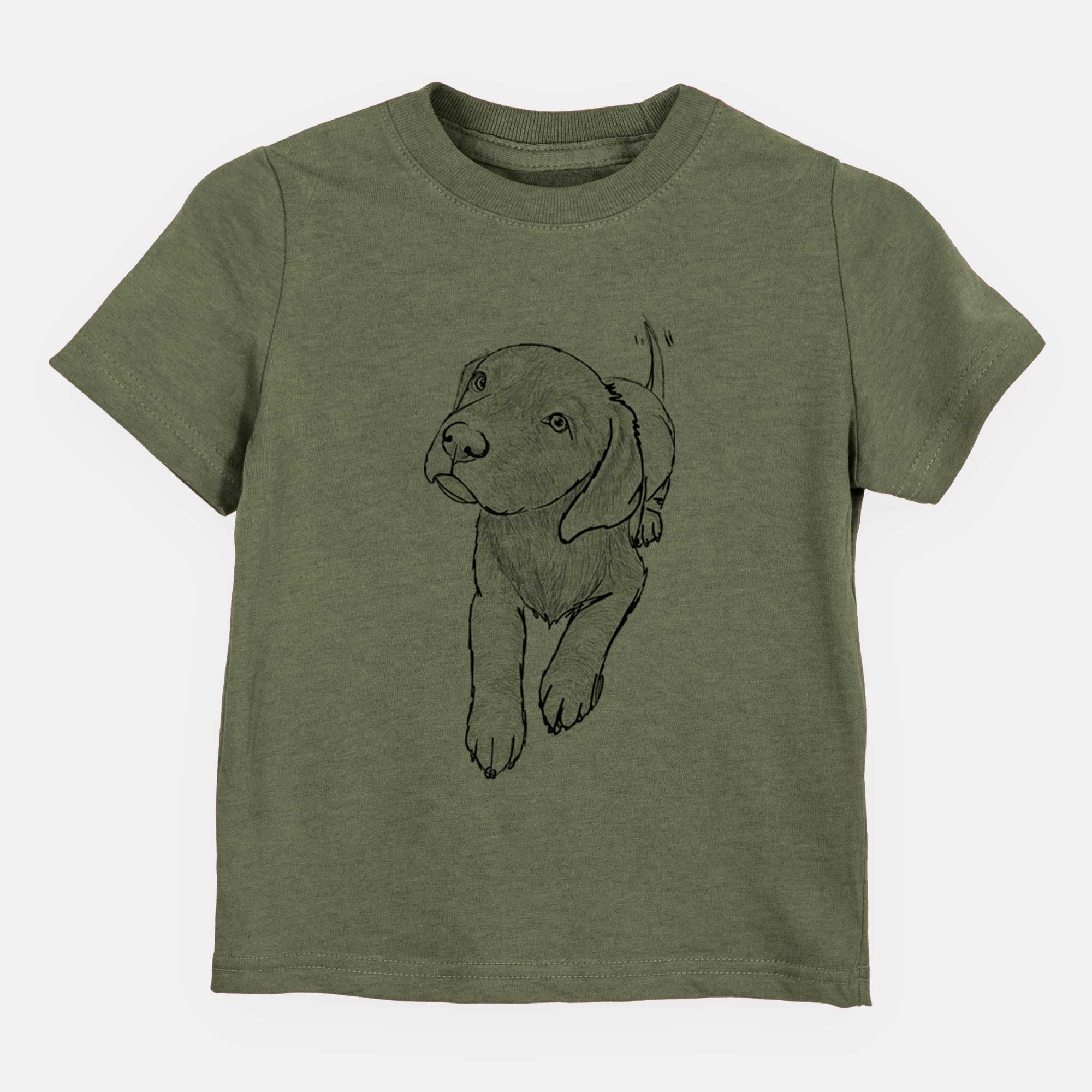 Doodled Indiana the Chocolate Lab - Kids/Youth/Toddler Shirt