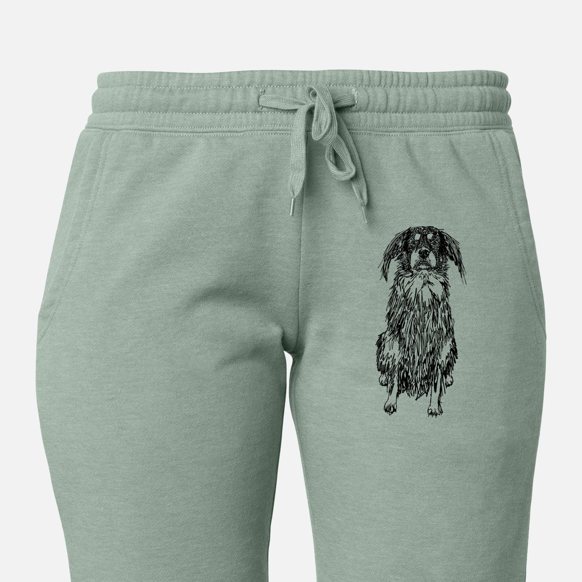 Doodled Indy the Mixed Breed - Women&#39;s Cali Wave Joggers