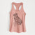 Doodled Indy the Rottweiler - Women's Racerback Tanktop