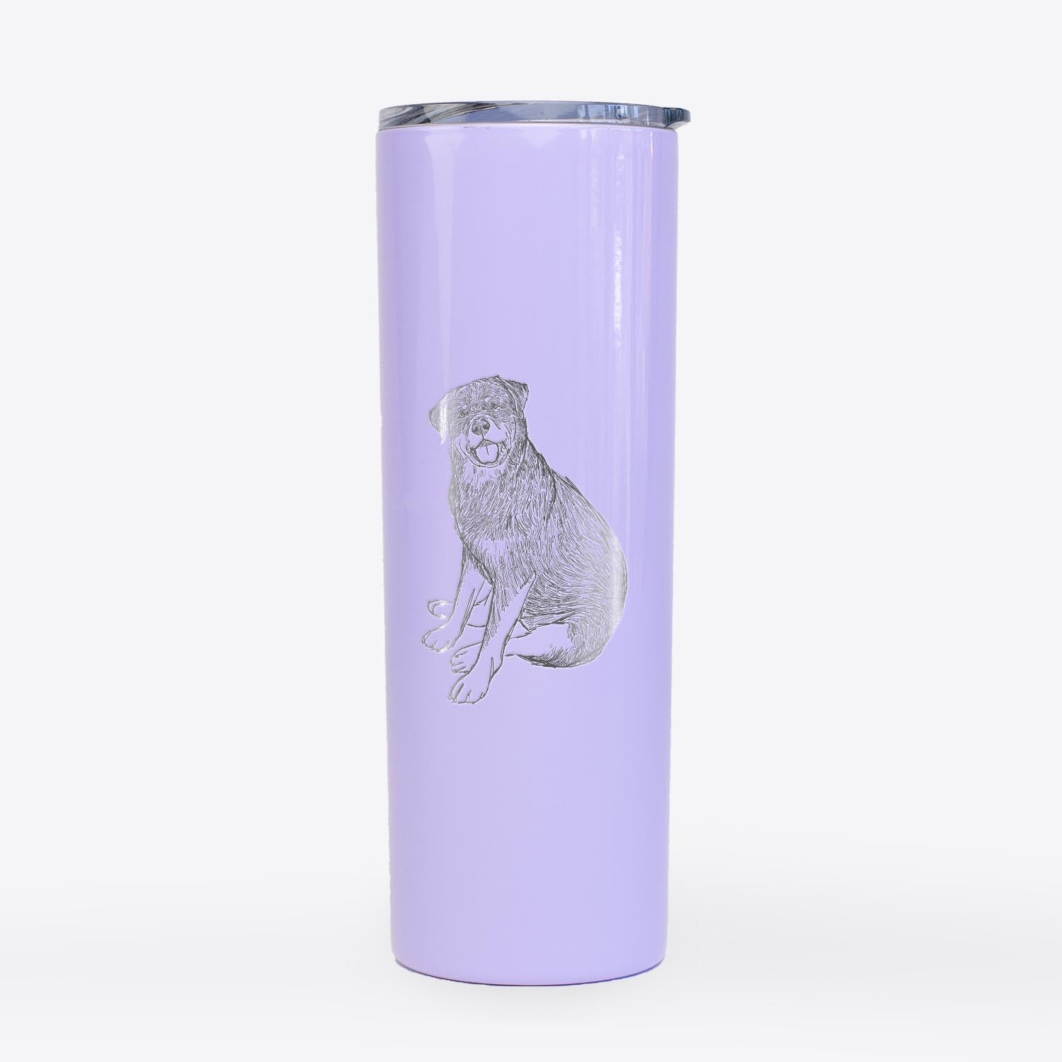 Doodled Indy the Rottweiler - 20oz Skinny Tumbler