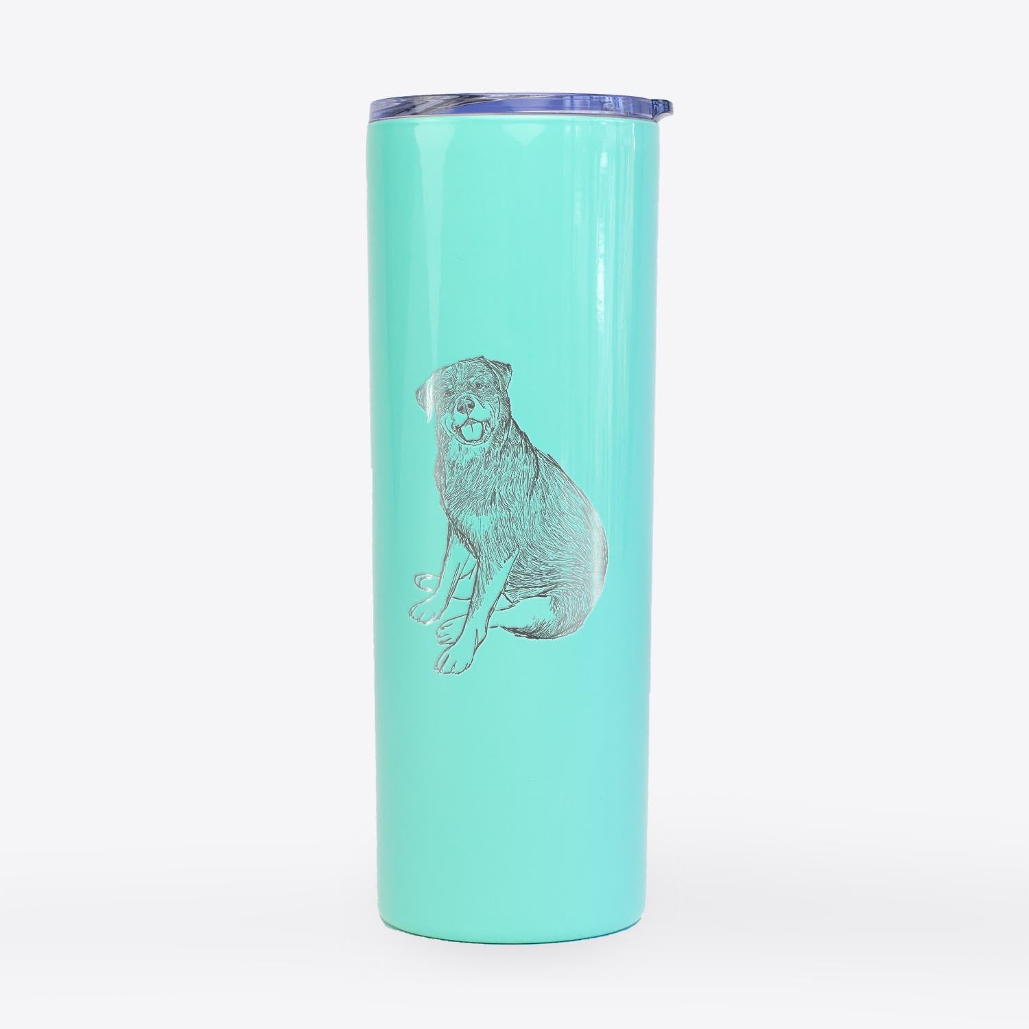 Doodled Indy the Rottweiler - 20oz Skinny Tumbler