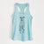 Doodled Jack the Catahoula - Women's Racerback Tanktop