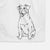 Doodled Jack Russell Terrier Decorative Hand Towel