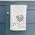 Doodled Jack the Shih Tzu Jack Russell Terrier Mix Decorative Hand Towel