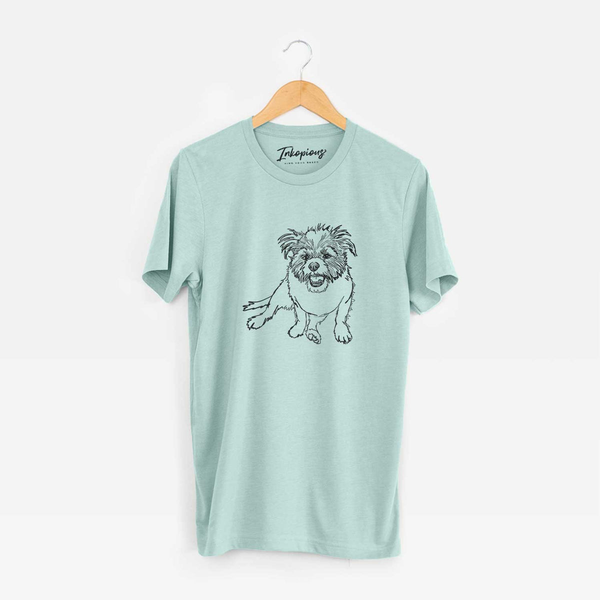 Doodled Jack the Shih Tzu Jack Russell Terrier Mix - Unisex Crewneck