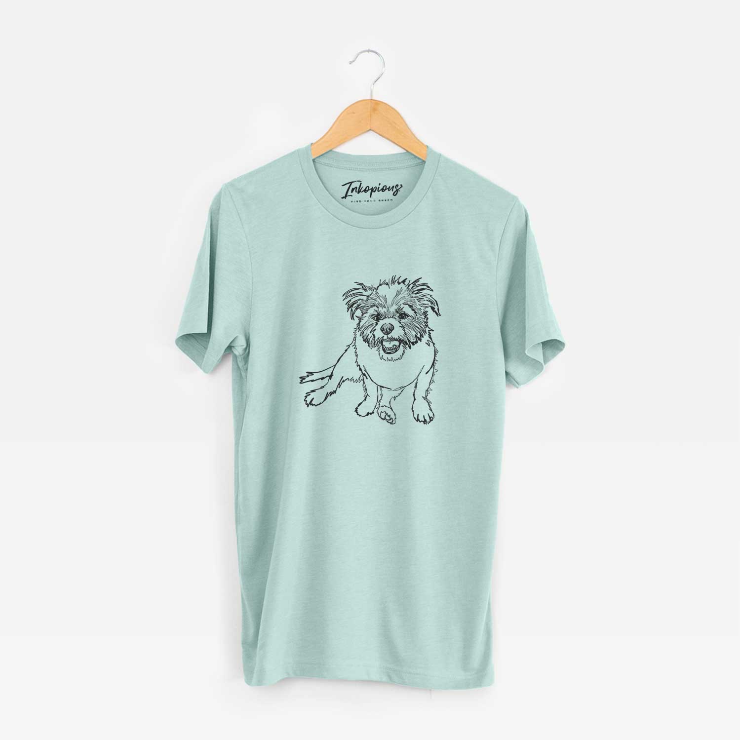 Doodled Jack the Shih Tzu Jack Russell Terrier Mix - Unisex Crewneck