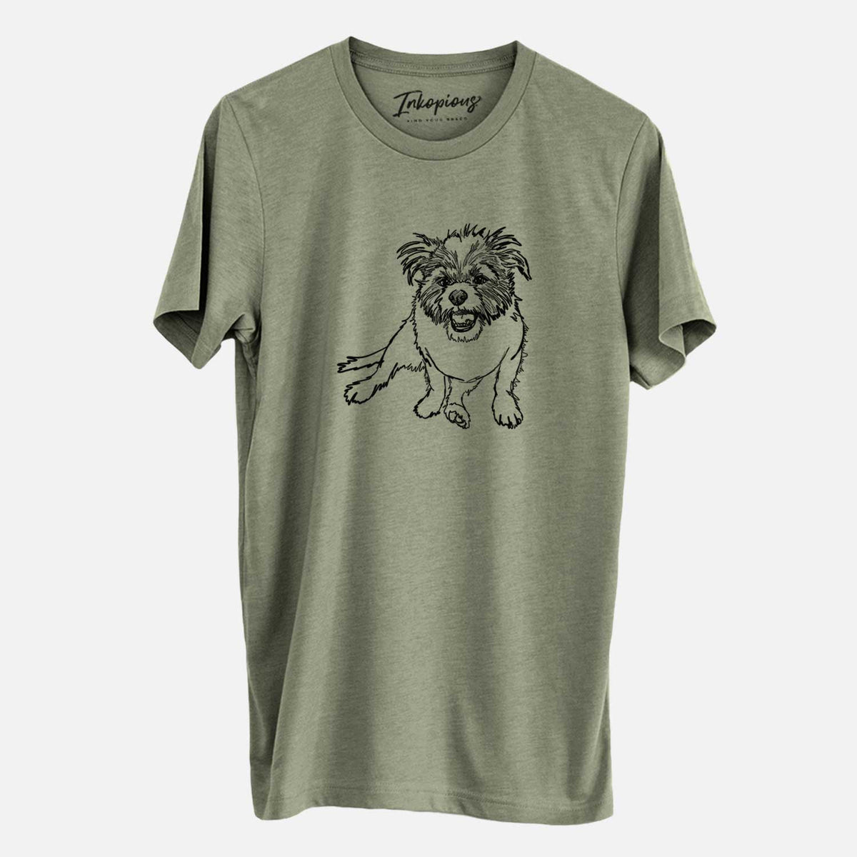 Doodled Jack the Shih Tzu Jack Russell Terrier Mix - Unisex Crewneck