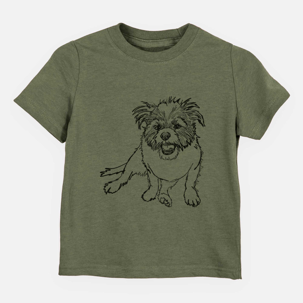 Doodled Jack the Shih Tzu Jack Russell Terrier Mix - Kids/Youth/Toddler Shirt