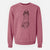 Doodled Jagger the Irish Setter - Unisex Pigment Dyed Crew Sweatshirt