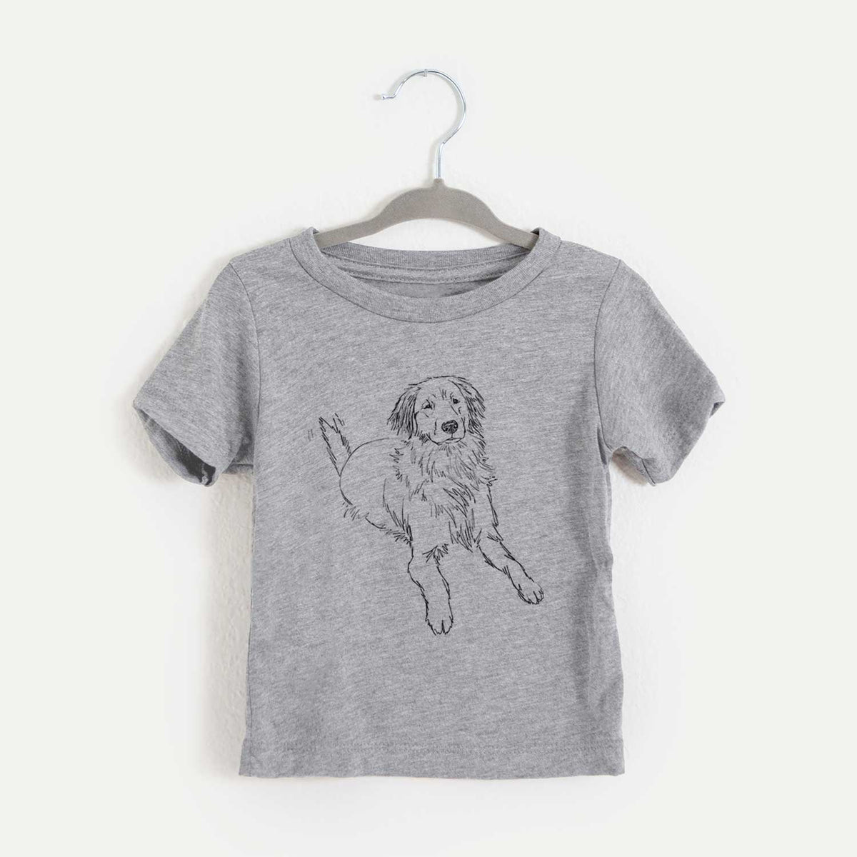 Doodled Jake-aroni the Golden Retriever - Kids/Youth/Toddler Shirt