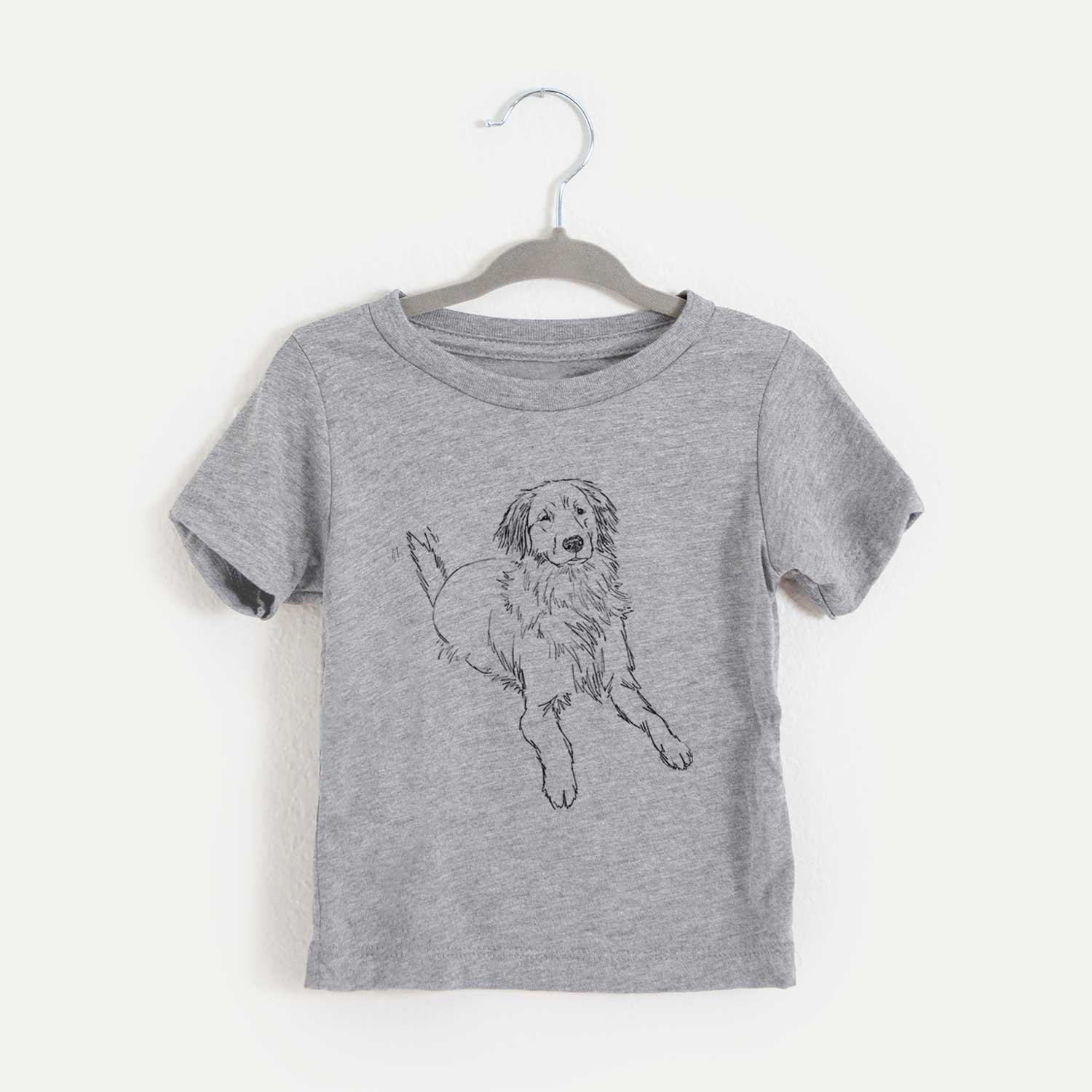 Doodled Jake-aroni the Golden Retriever - Kids/Youth/Toddler Shirt
