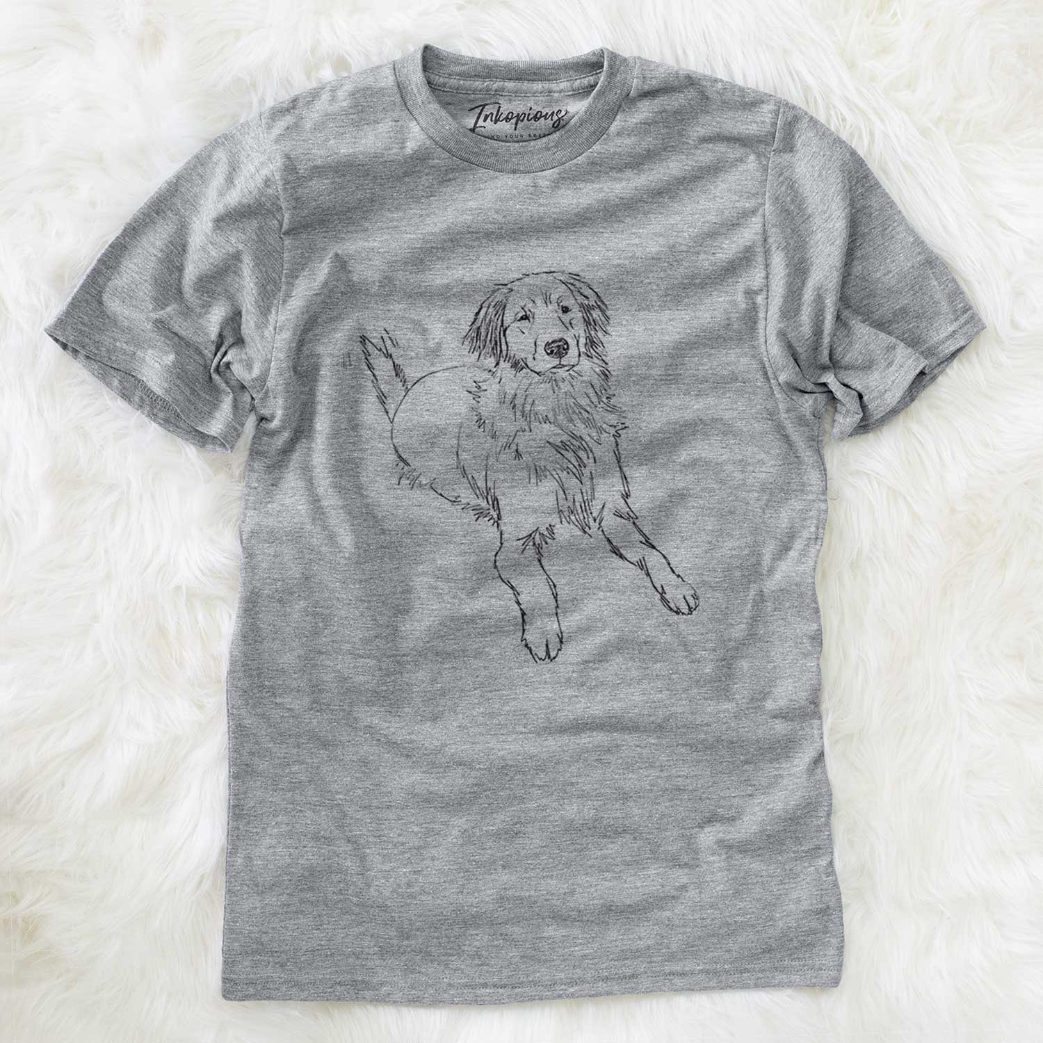 Doodled Jake-aroni the Golden Retriever - Unisex Crewneck