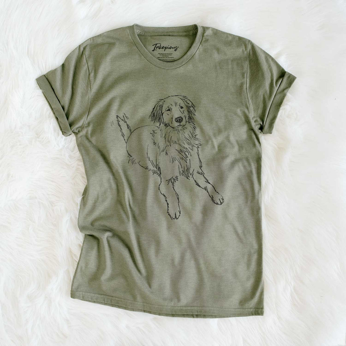 Doodled Jake-aroni the Golden Retriever - Unisex Crewneck