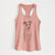 Doodled Jasper the Mixed Breed - Women's Racerback Tanktop