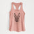 Doodled Jax the Belgian Malinois - Women's Racerback Tanktop