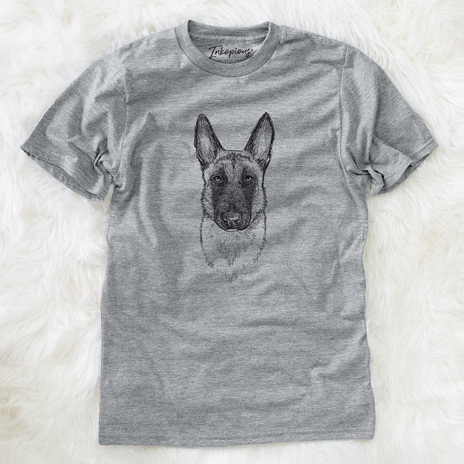 Doodled Jax the Belgian Malinois - Unisex Crewneck