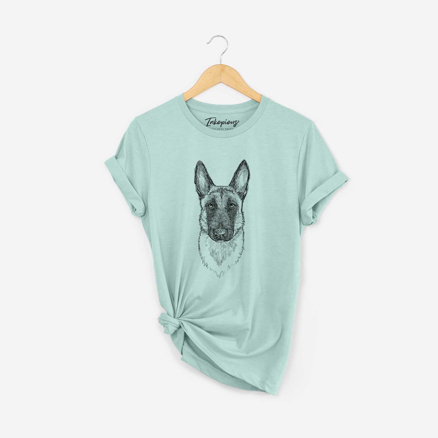 Doodled Jax the Belgian Malinois - Unisex Crewneck