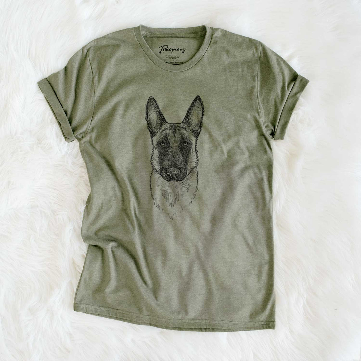Doodled Jax the Belgian Malinois - Unisex Crewneck