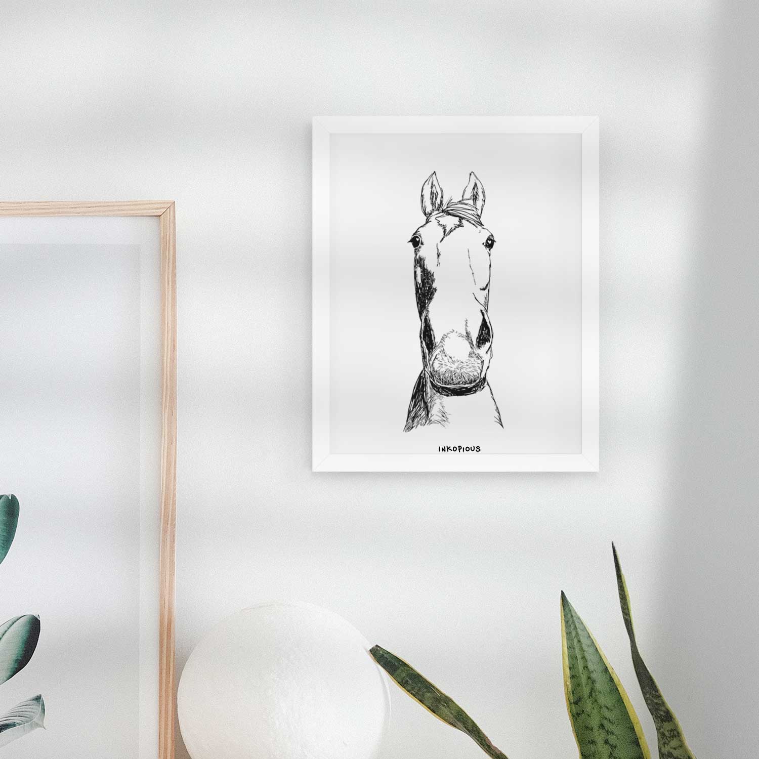 Doodled Jeremiah the OTTB Art Print