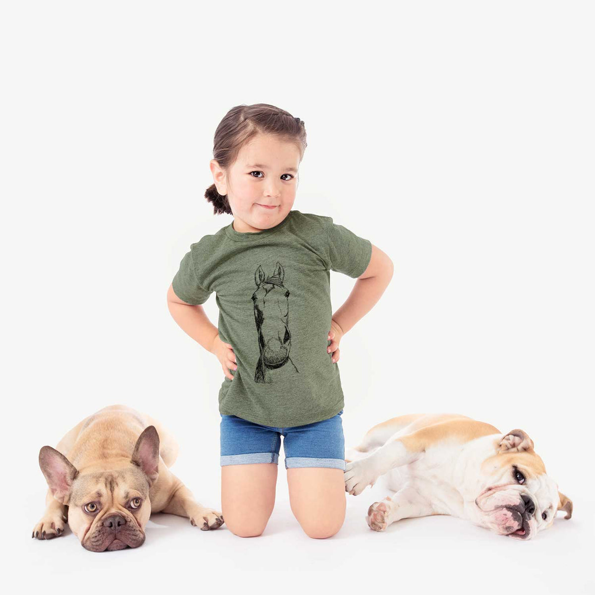 Doodled Jeremiah the OTTB - Kids/Youth/Toddler Shirt