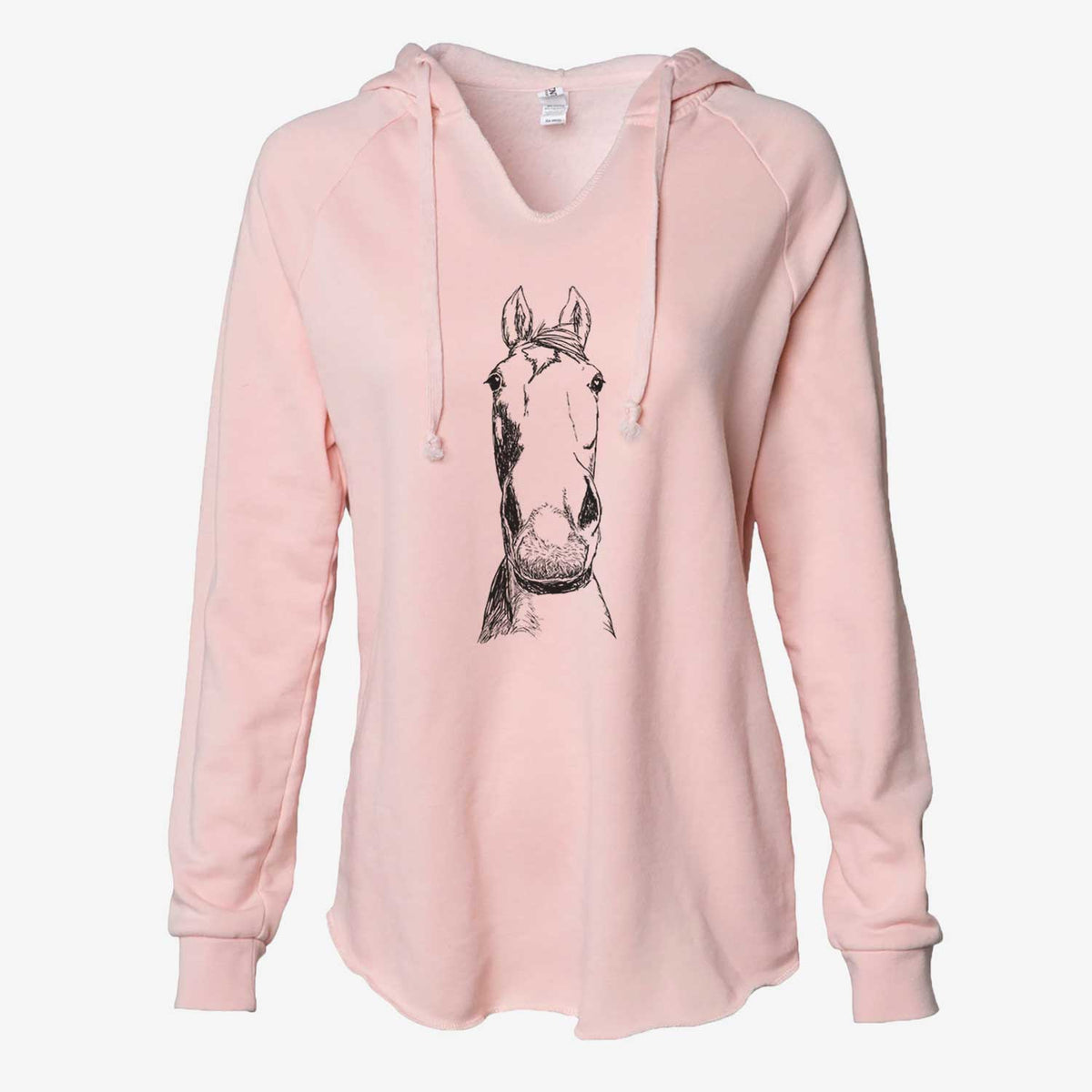 Doodled Jeremiah the OTTB - Cali Wave Hooded Sweatshirt