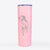 Doodled Jessie the Mixed Breed - 20oz Skinny Tumbler