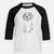 Doodled Jimmy Charles the Beagle - Youth 3/4 Long Sleeve