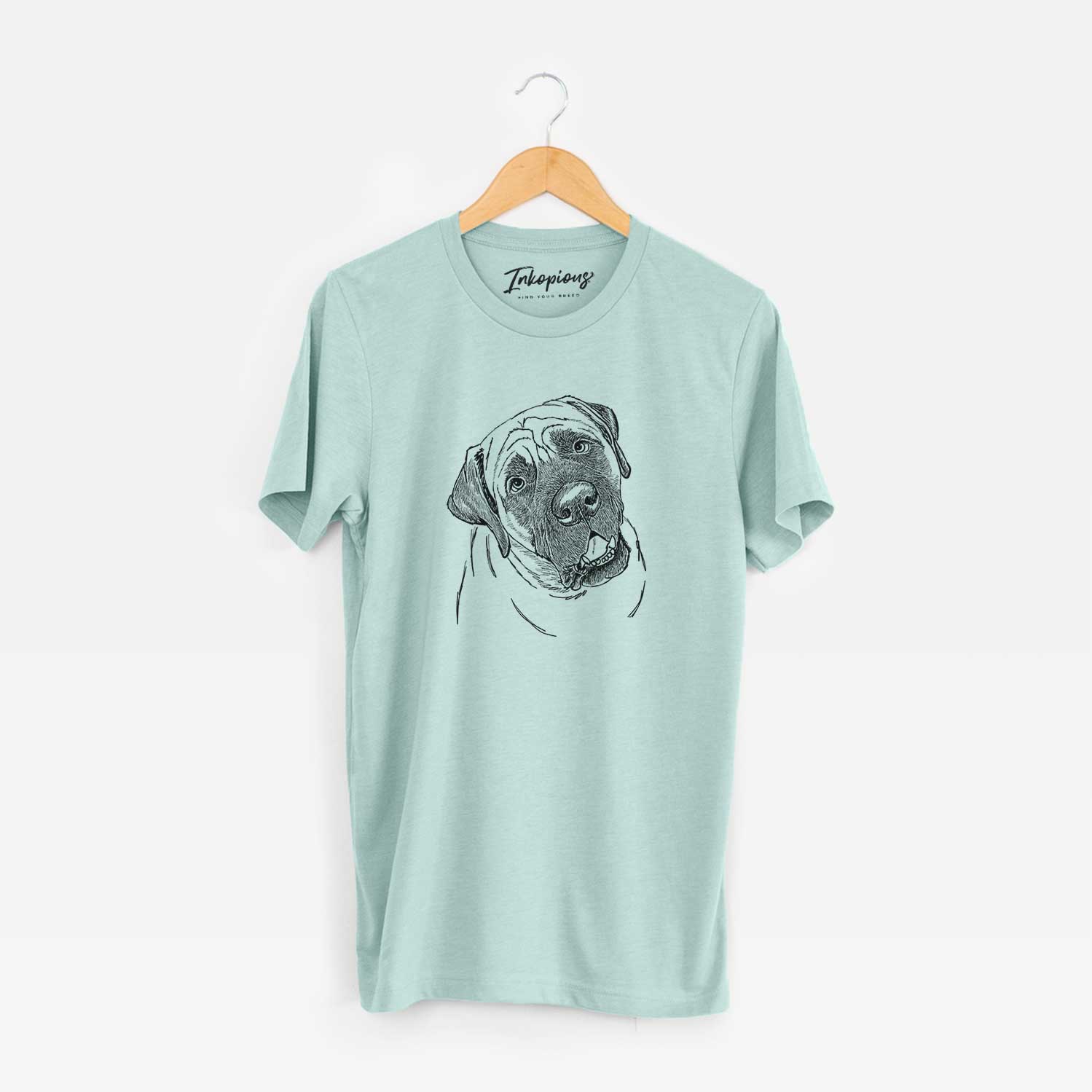 Doodled Jubilee the Mastiff - Unisex Crewneck