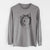 Doodled Kai the Siberian Husky - Heavyweight 100% Cotton Long Sleeve