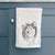 Doodled Kai the Siberian Husky Decorative Hand Towel