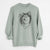 Doodled Kai the Siberian Husky - Unisex Pigment Dyed Crew Sweatshirt