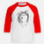 Doodled Kai the Siberian Husky - Youth 3/4 Long Sleeve