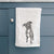 Doodled Kaya the Pitbull Mix Decorative Hand Towel