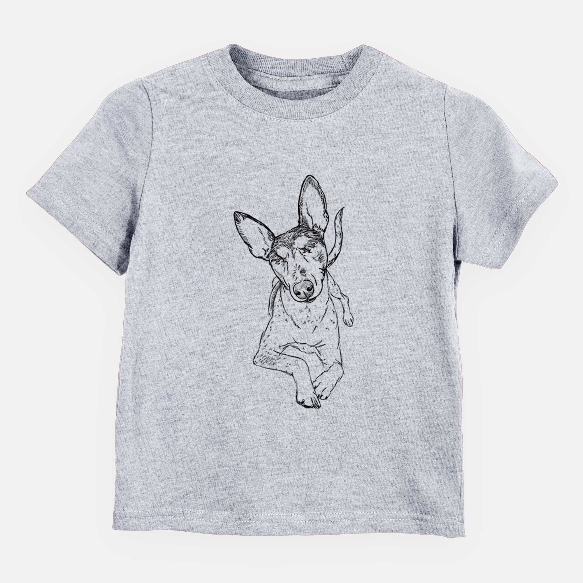 Doodled Kayla the Rat Terrier Mix - Kids/Youth/Toddler Shirt