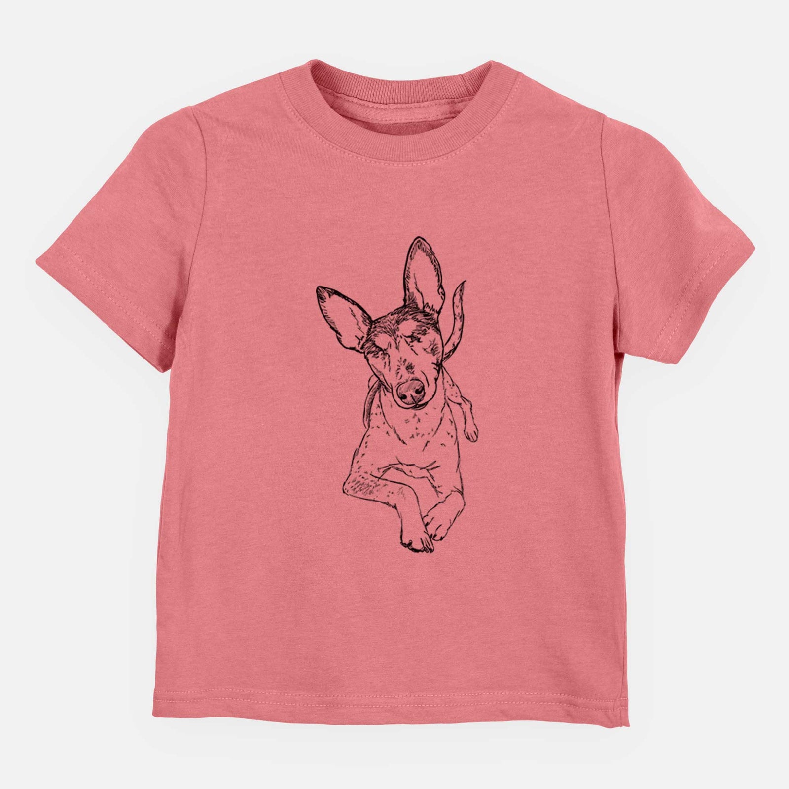 Doodled Kayla the Rat Terrier Mix - Kids/Youth/Toddler Shirt