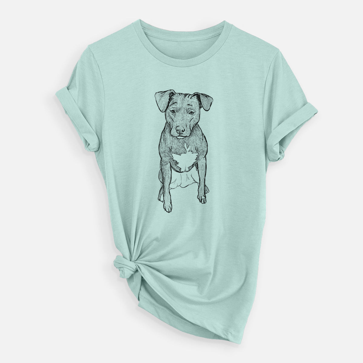 Doodled Kinley the Pitbull Mix - Unisex Crewneck