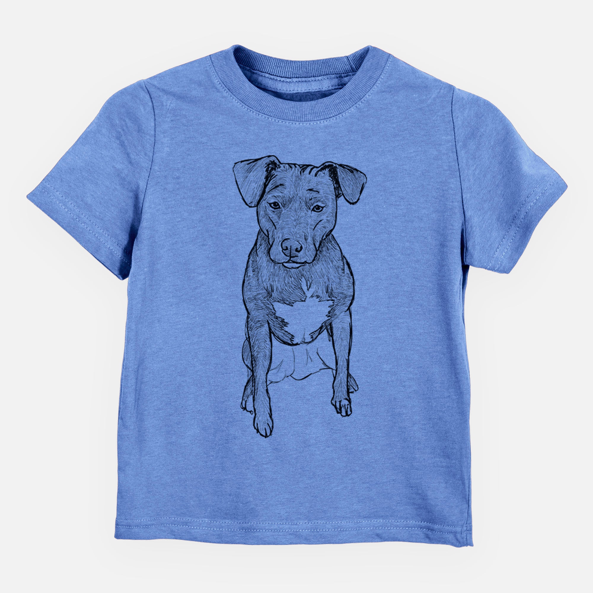 Doodled Kinley the Pitbull Mix - Kids/Youth/Toddler Shirt