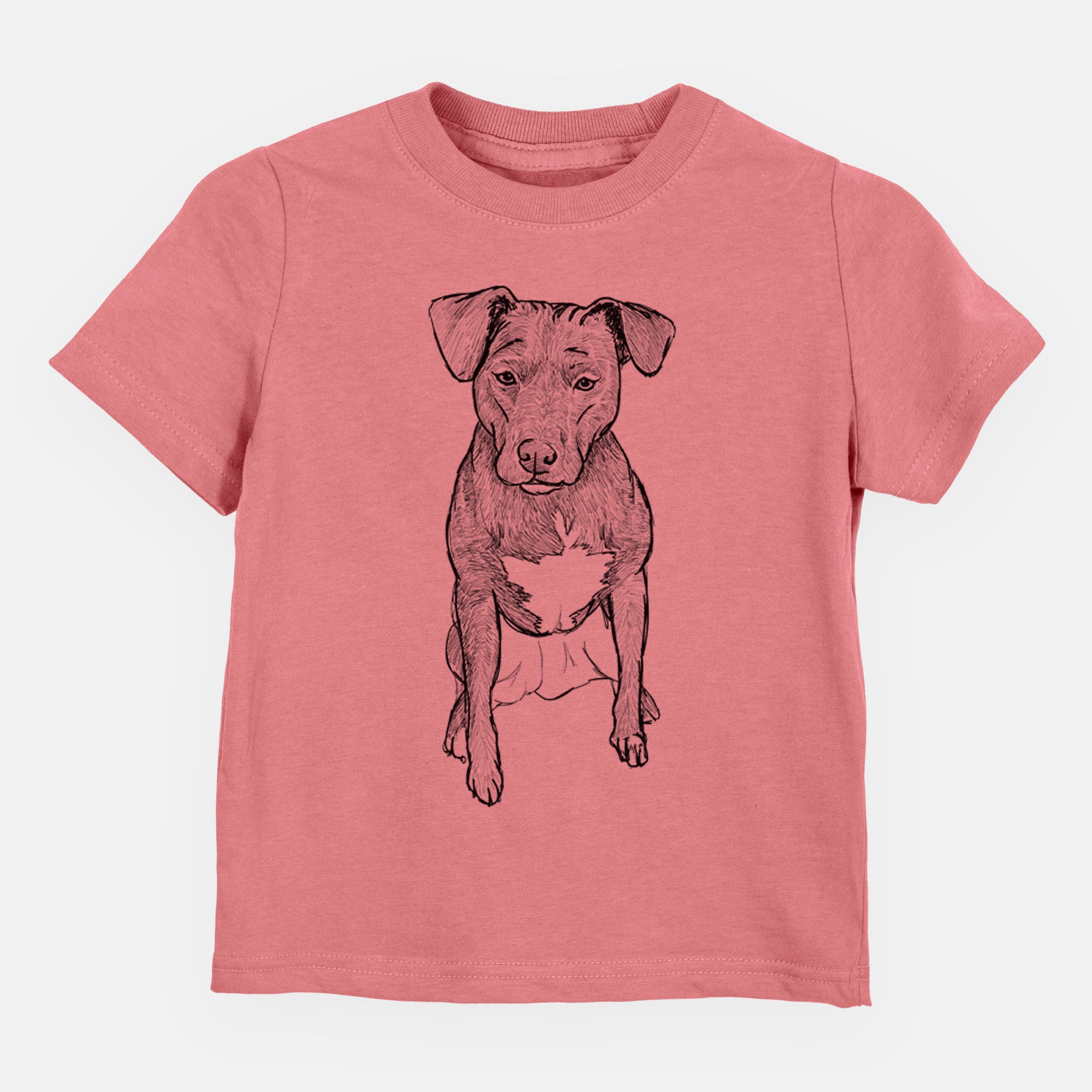 Doodled Kinley the Pitbull Mix - Kids/Youth/Toddler Shirt