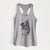 Doodled Koa the Border Collie - Women's Racerback Tanktop