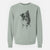 Doodled Koa the Border Collie - Unisex Pigment Dyed Crew Sweatshirt