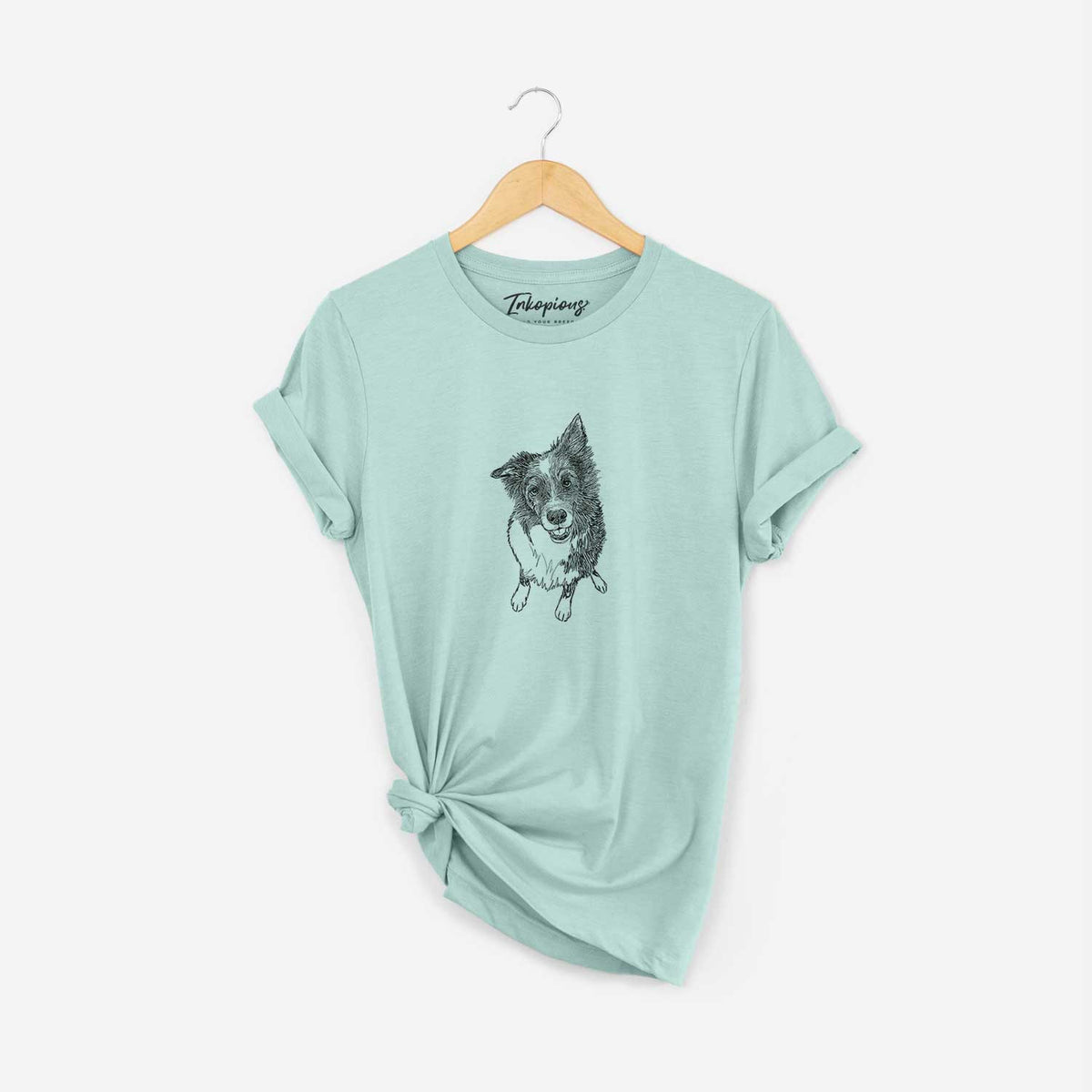 Doodled Koa the Border Collie - Unisex Crewneck