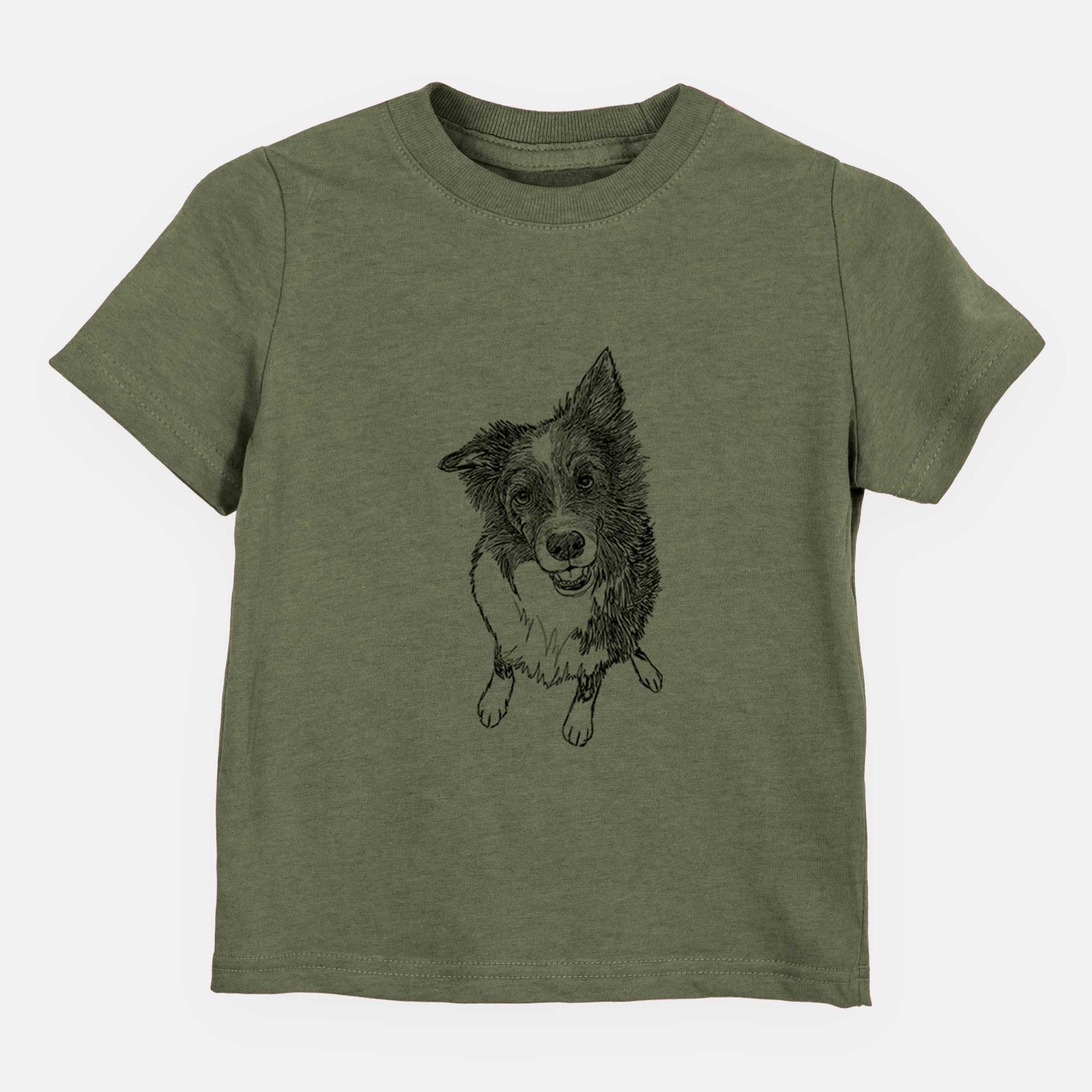 Doodled Koa the Border Collie - Kids/Youth/Toddler Shirt